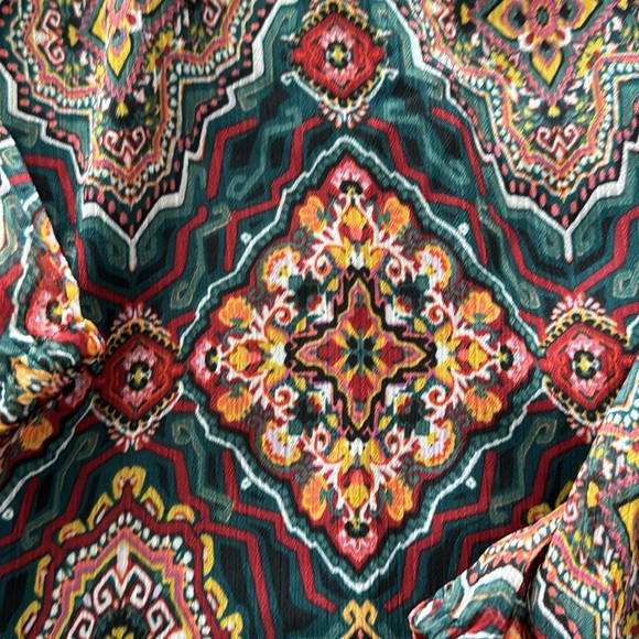 LOFT Multicolor Patterned Blouse - Picture 4 of 4